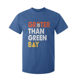 Funny Greater Than Green Bay Cheese Grate T Shirt For Kid TS11 Royal Blue Print Your Wear