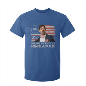Get The Fuck Out Of Minneapolis T Shirt For Kid Mayor Resistance Protest Jacob Political TS11 Royal Blue Print Your Wear