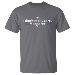 Funny JD Vance 2025 I Don't Really Care Margaret T Shirt Vintage USA Flag Star TS11 Charcoal Print Your Wear
