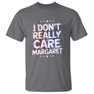 Funny JD Vance 2025 I Don't Really Care Margaret T Shirt Star TS11 Charcoal Print Your Wear