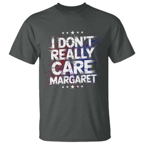 Funny JD Vance 2025 I Don't Really Care Margaret T Shirt Star TS11 Dark Heather Print Your Wear