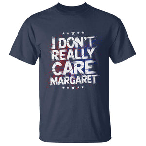 Funny JD Vance 2025 I Don't Really Care Margaret T Shirt Star TS11 Navy Print Your Wear