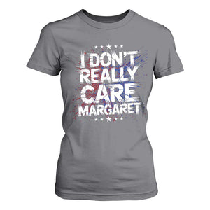 Funny JD Vance 2025 I Don't Really Care Margaret T Shirt For Women Star TS11 Charcoal Print Your Wear