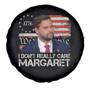 Funny JD Vance 2025 I Don't Really Care Margaret Spare Tire Cover Vintage Betsy Ross Flag TS11 Print Your Wear