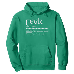 Funny Irish Pride Hoodie Feck Definition Shamrocks St Patrick's Day TS11 Irish Green Print Your Wear