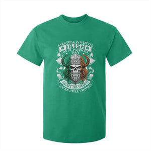 Funny Irish Viking T Shirt For Kid Everyone Is A Little Irish On St Patrick's Day TS11 Irish Green Print Your Wear