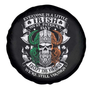 Funny Irish Viking Spare Tire Cover Everyone Is A Little Irish On St Patrick's Day TS11 Print Your Wear