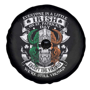 Funny Irish Viking Spare Tire Cover Everyone Is A Little Irish On St Patrick's Day TS11 Print Your Wear