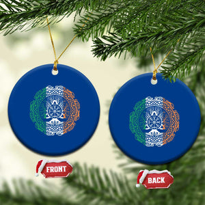 Norse Gaels Viking Yggdrasil Awe Tree Ceramic Ornament Irish St Patricks Day TS11 1pc Blue Print Your Wear