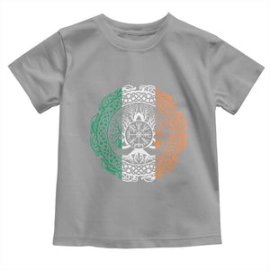 Norse Gaels Viking Yggdrasil Awe Tree Toddler T Shirt Irish St Patricks Day TS11 Sport Gray Print Your Wear