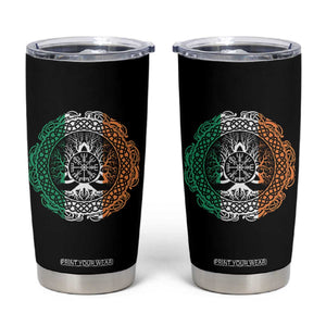 Norse Gaels Viking Yggdrasil Awe Tree Tumbler Cup Irish St Patricks Day TS11 Black Print Your Wear