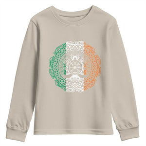 Norse Gaels Viking Yggdrasil Awe Tree Youth Sweatshirt Irish St Patricks Day TS11 Sand Print Your Wear