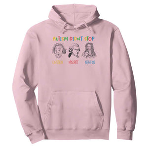 Autism Didn't Stop Einstein Mozart Newton Hoodie Autism Awareness TS11 Light Pink Print Your Wear