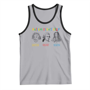 Autism Didn't Stop Einstein Mozart Newton Tank Top Autism Awareness TS11 Athletic Heather Black Print Your Wear