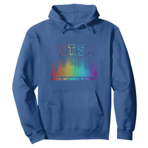 Autism Awareness Hoodie Autism Dancing Differently To The Beat TS11 Royal Blue Print Your Wear