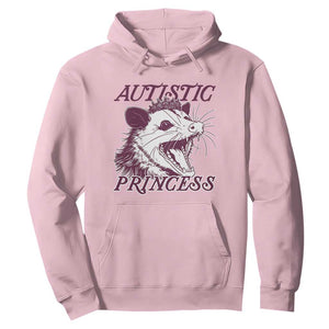 Funny Autistic Princess Hoodie Autism Awareness Opposum TS11 Light Pink Print Your Wear