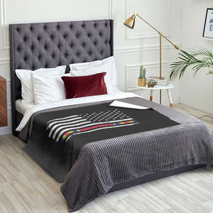 WW2 World War II Vintage American Flag Throw Blanket TS11 Print Your Wear
