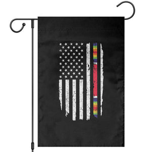 WW2 World War II Vintage American Flag Garden Flag TS11 Black Print Your Wear