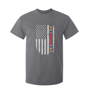 WW2 World War II Vintage American Flag T Shirt For Kid TS11 Charcoal Print Your Wear