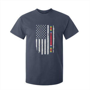 WW2 World War II Vintage American Flag T Shirt For Kid TS11 Navy Print Your Wear