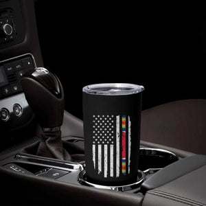WW2 World War II Vintage American Flag Tumbler Cup TS11 Print Your Wear