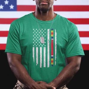 WW2 World War II Vintage American Flag T Shirt TS11 Irish Green Print Your Wear