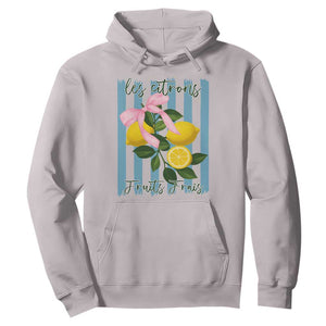 Funny Les Citrons Fruits Frais Hoodie Summer Lemon Tropical Coquette TS11 Ice Gray Print Your Wear