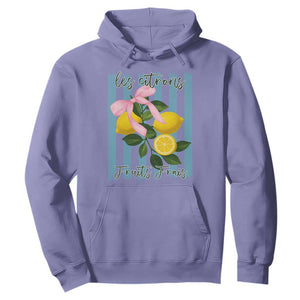 Funny Les Citrons Fruits Frais Hoodie Summer Lemon Tropical Coquette TS11 Violet Print Your Wear