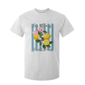 Funny Les Citrons Fruits Frais T Shirt For Kid Summer Lemon Tropical Coquette TS11 White Print Your Wear