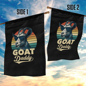 Goat Daddy Garden Flag Funny Goat Father Retro Vintage TS11 Print Your Wear