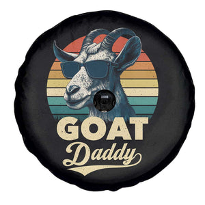 Goat Daddy Spare Tire Cover Funny Goat Father Retro Vintage TS11 Print Your Wear