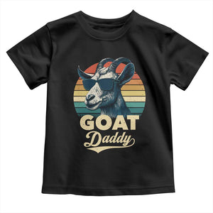 Goat Daddy Toddler T Shirt Funny Goat Father Retro Vintage TS11 Black Print Your Wear