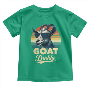 Goat Daddy Toddler T Shirt Funny Goat Father Retro Vintage TS11 Irish Green Print Your Wear