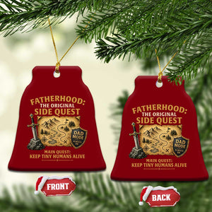 RPG Dad Ceramic Ornament Fatherhood The Original Side Quest Dad Mode D20 Tabletop Games TS11 Print Your Wear