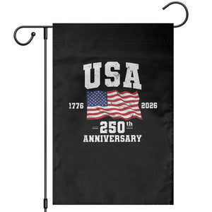 250th Anniversary USA 4th of July America US Flag Patriotic Garden Flag TS11 Black Print Your Wear