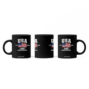 250th Anniversary USA 4th of July America US Flag Patriotic Coffee Mug TS11 Print Your Wear
