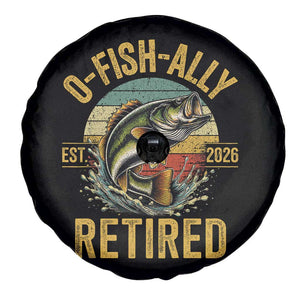 Fishing Retirement Spare Tire Cover O Fish Ally Retired 2026 Fisherman Gifts TS11 Print Your Wear