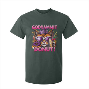 Funny Goddammit Cat Princess Meme T Shirt For Kid Cartoon Style