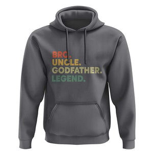 Funny Uncle Godfather Legend Hoodie Favourite Unc Family Relationship Father's Day TS11 Charcoal Print Your Wear