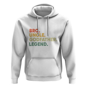 Funny Uncle Godfather Legend Hoodie Favourite Unc Family Relationship Father's Day TS11 White Print Your Wear