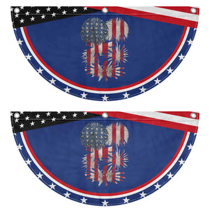 Funny American Fireworks July 4th US Flag Patriotic Fan Flag
