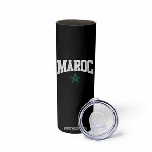 Morocco Maroc Pride Skinny Tumbler Moroccan Heritage Vintage Green Star TS11 Print Your Wear