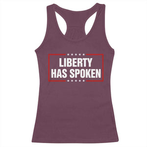 Liberty Has Spoken Funny Basketball Pointing Meme Racerback Tank Top