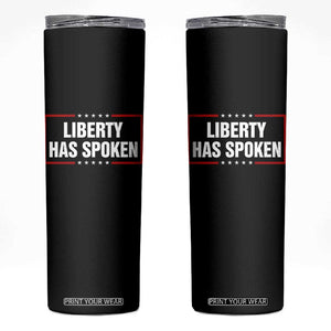 Liberty Has Spoken Funny Basketball Pointing Meme Skinny Tumbler TS11 Black Print Your Wear