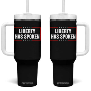 Liberty Has Spoken Funny Basketball Pointing Meme Tumbler With Handle TS11 One Size: 40 oz Black Print Your Wear
