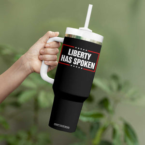 Liberty Has Spoken Funny Basketball Pointing Meme Tumbler With Handle TS11 Print Your Wear