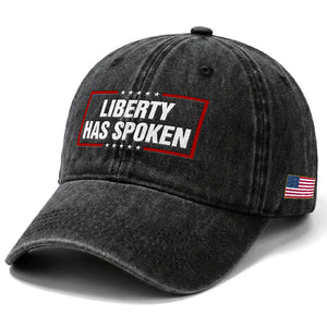 Liberty Has Spoken Funny Basketball Pointing Meme Washed Cotton Baseball Cap