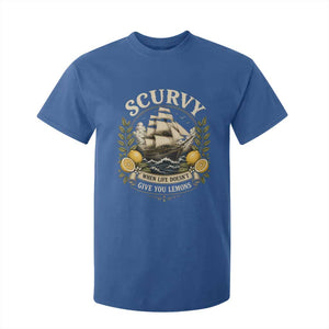 Scurvy When Life Doesnt Give You Lemons T Shirt For Kid Funny Pirate Lemon Vitamin C