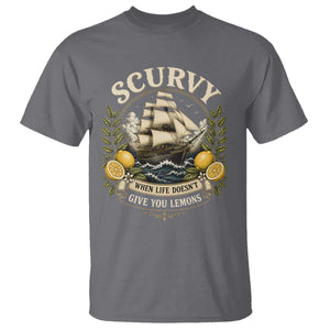 Scurvy When Life Doesnt Give You Lemons T Shirt Funny Pirate Lemon Vitamin C