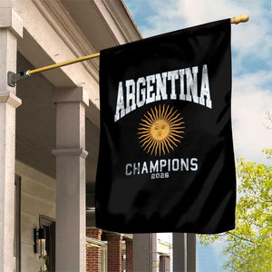 Argentina Champions 2026 Garden Flag Argentinian Pride Vintage Sol De Mayo